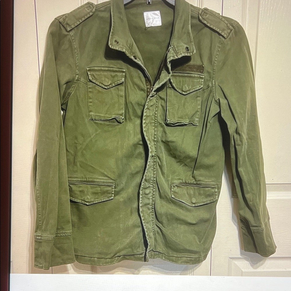 Anine Bing sage Green outerwear NWOTS pit to pit 19 inches